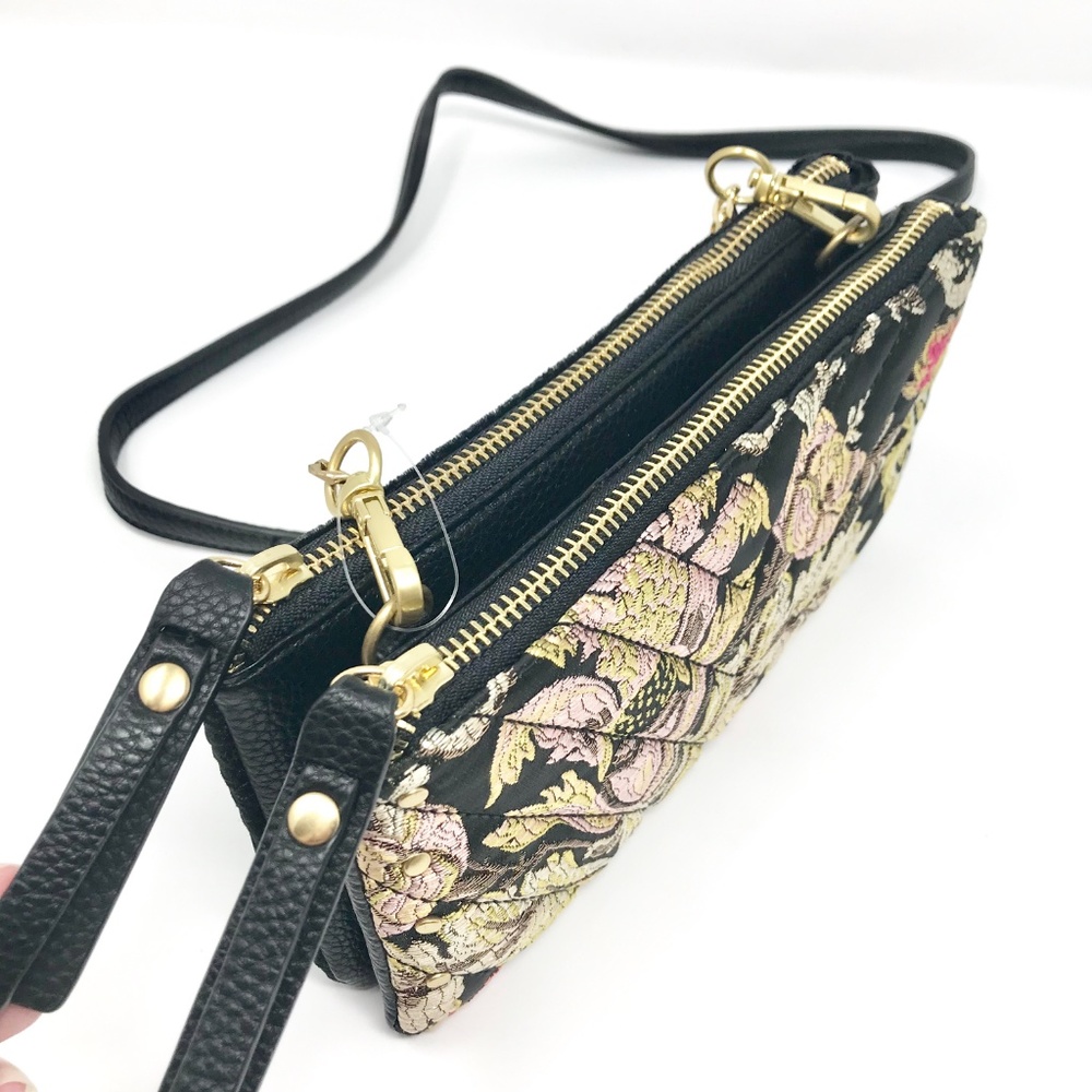 SAM EDELMAN🌺Alisha Tapestry Velvet Floral Bag - Picture 3 of 8